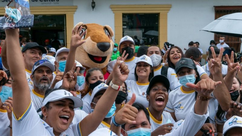 Jamundí vivió con alegría el recorrido de la antorcha Panamericana