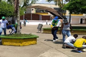 Embellecen parque de Quinamayó para disfrute de la comunidad