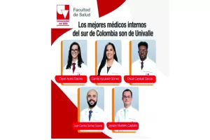 Cinco estudiantes de Medicina de Univalle entre los mejores internos